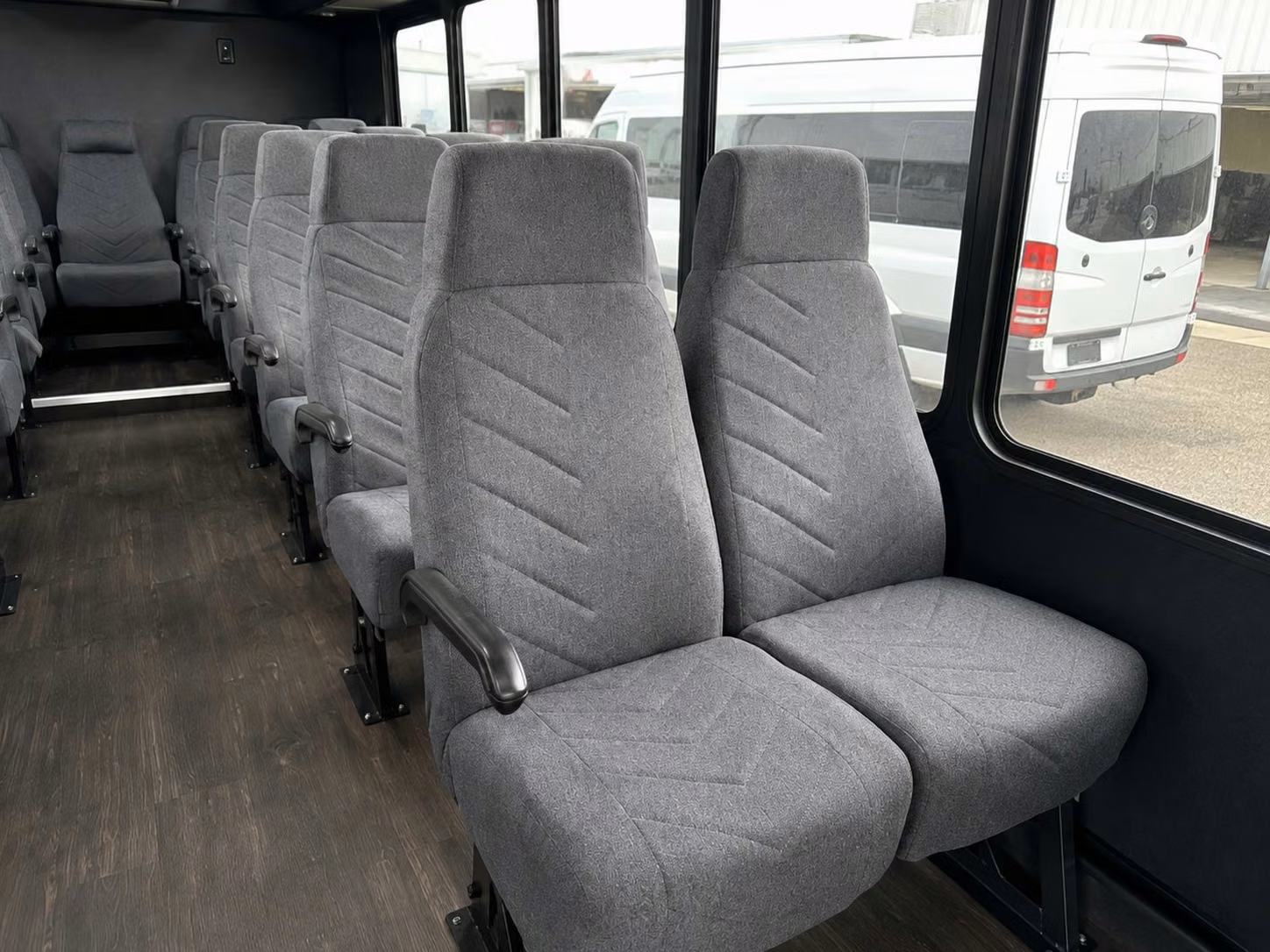 15 passenger minibus inside