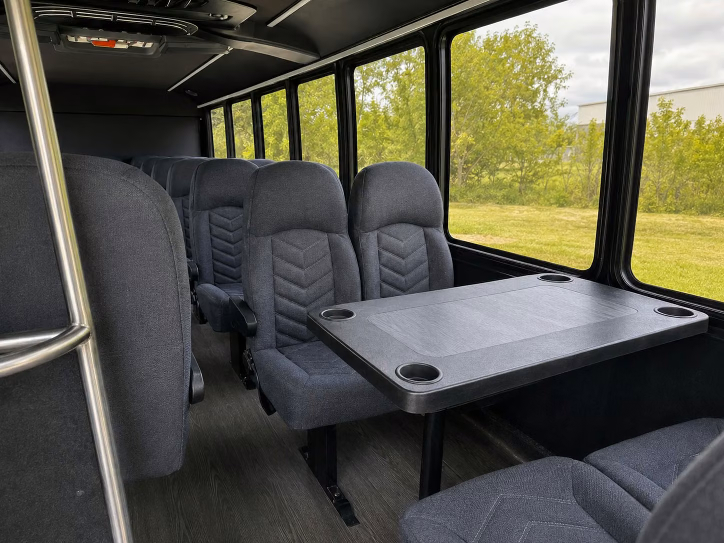 18 passenger minibus interior
