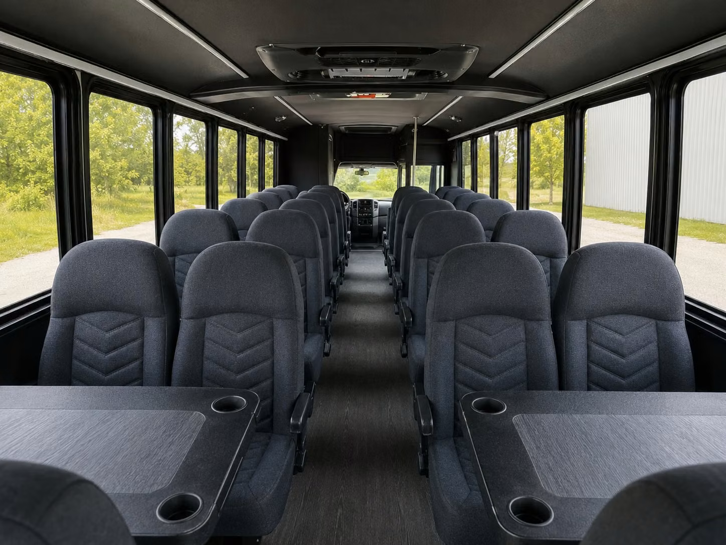 20 passenger minibus inside