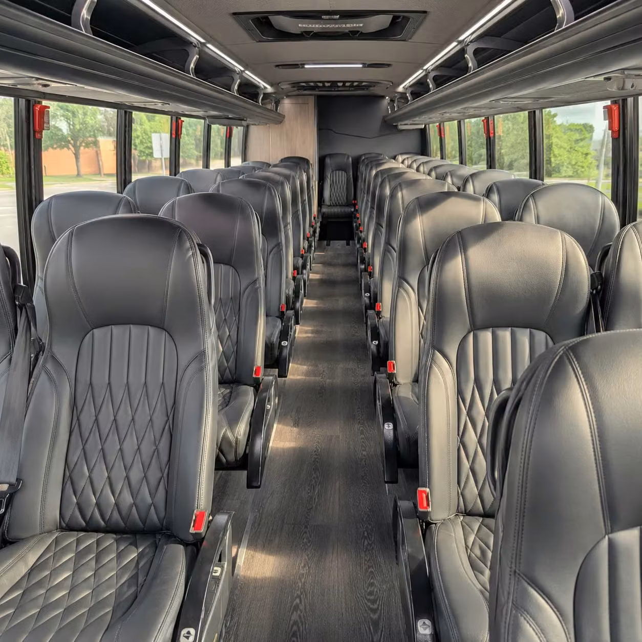 25 passenger minibus inside