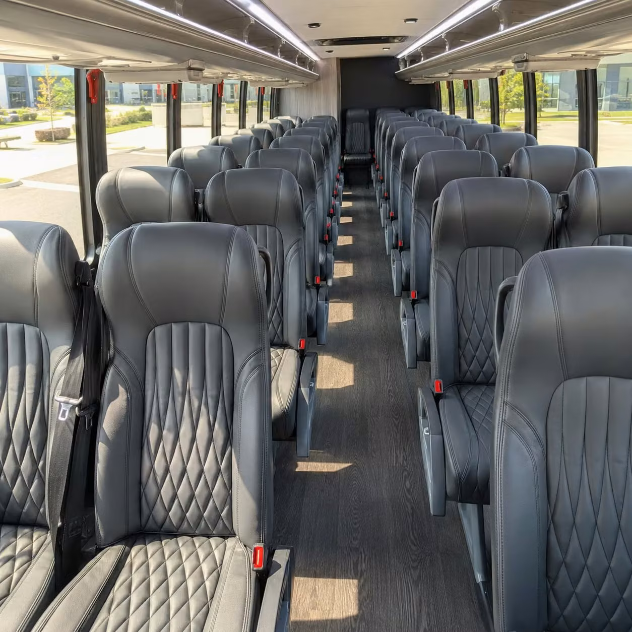 25 passenger minibus interior