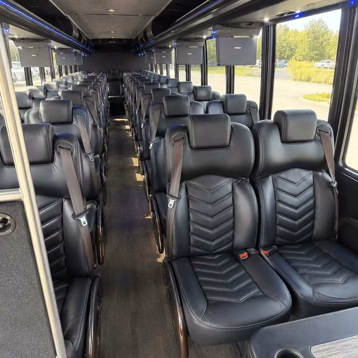 28 passenger minibus inside
