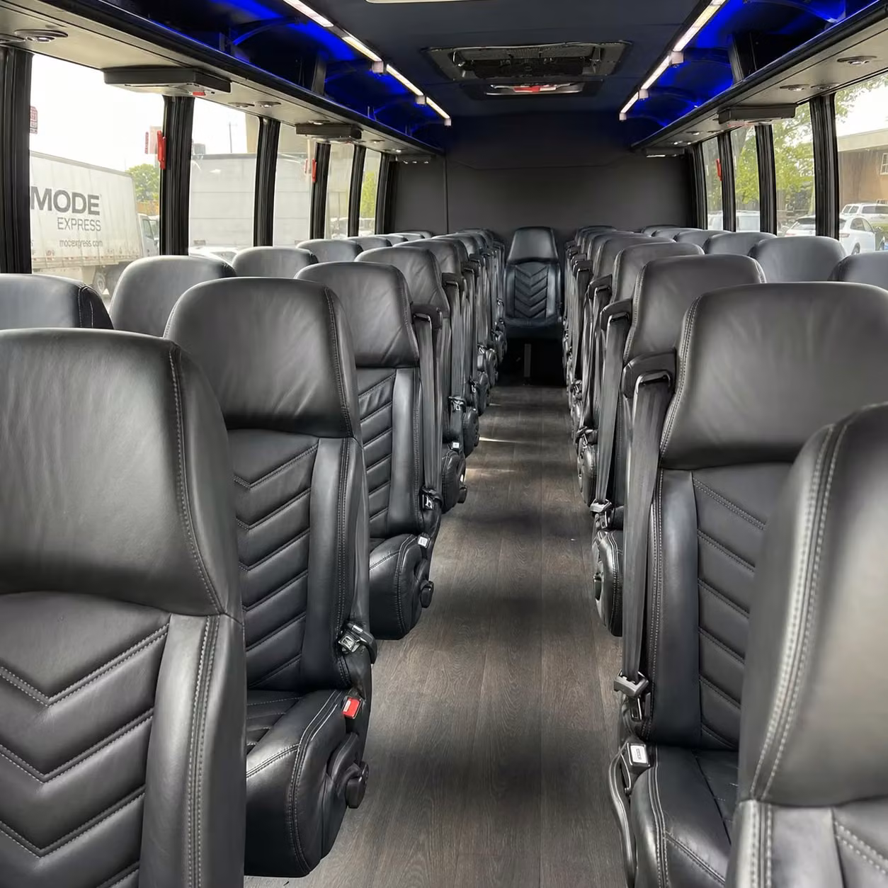 30 passenger minibus interior