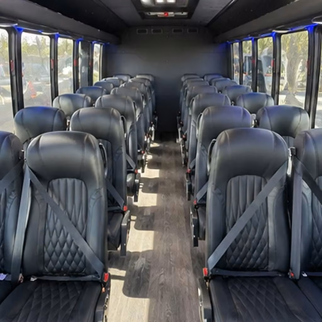 35 passenger minibus interior