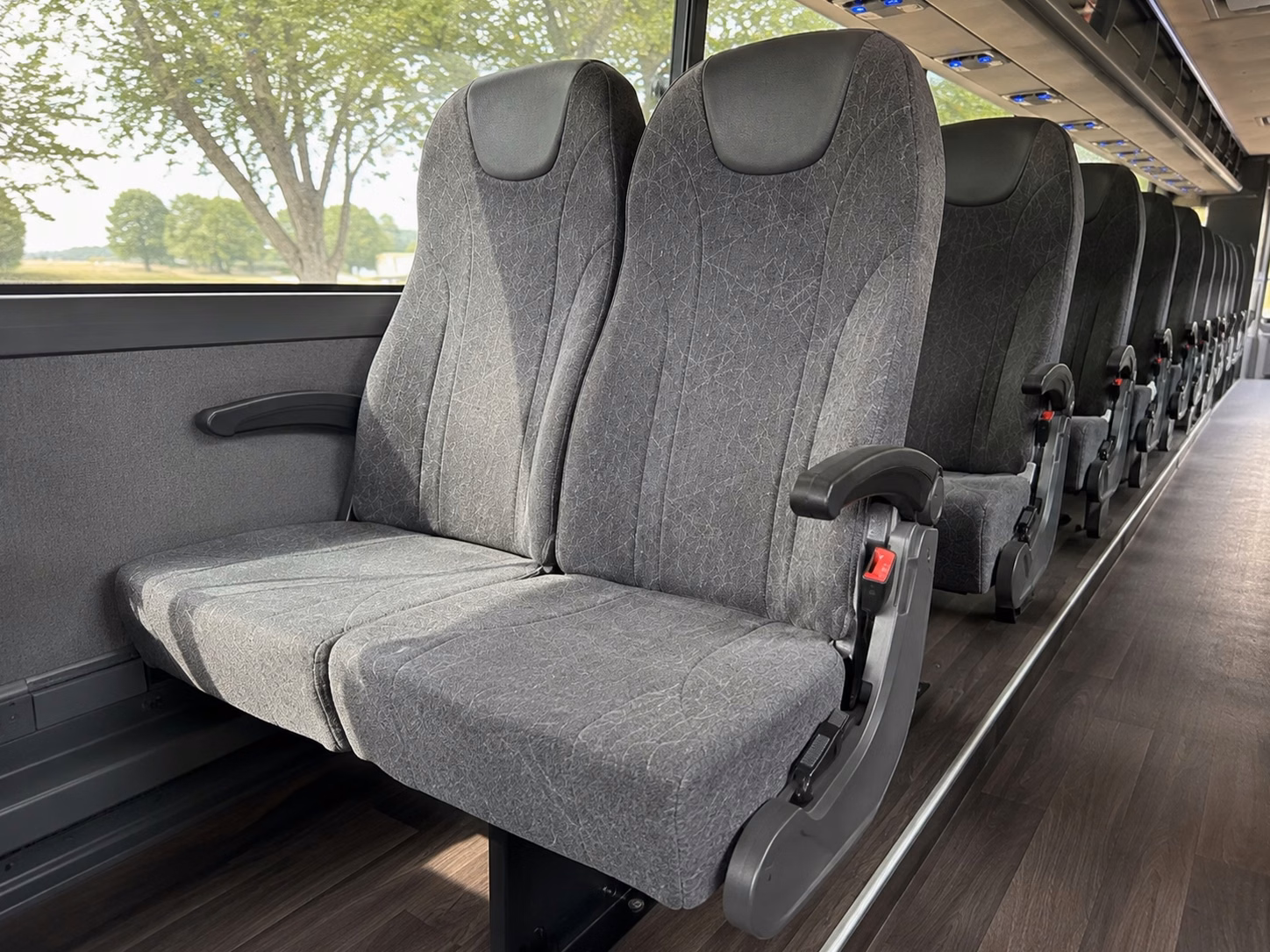 charter buses for personnel transfers near march air reserve base and san bernardino county facilities